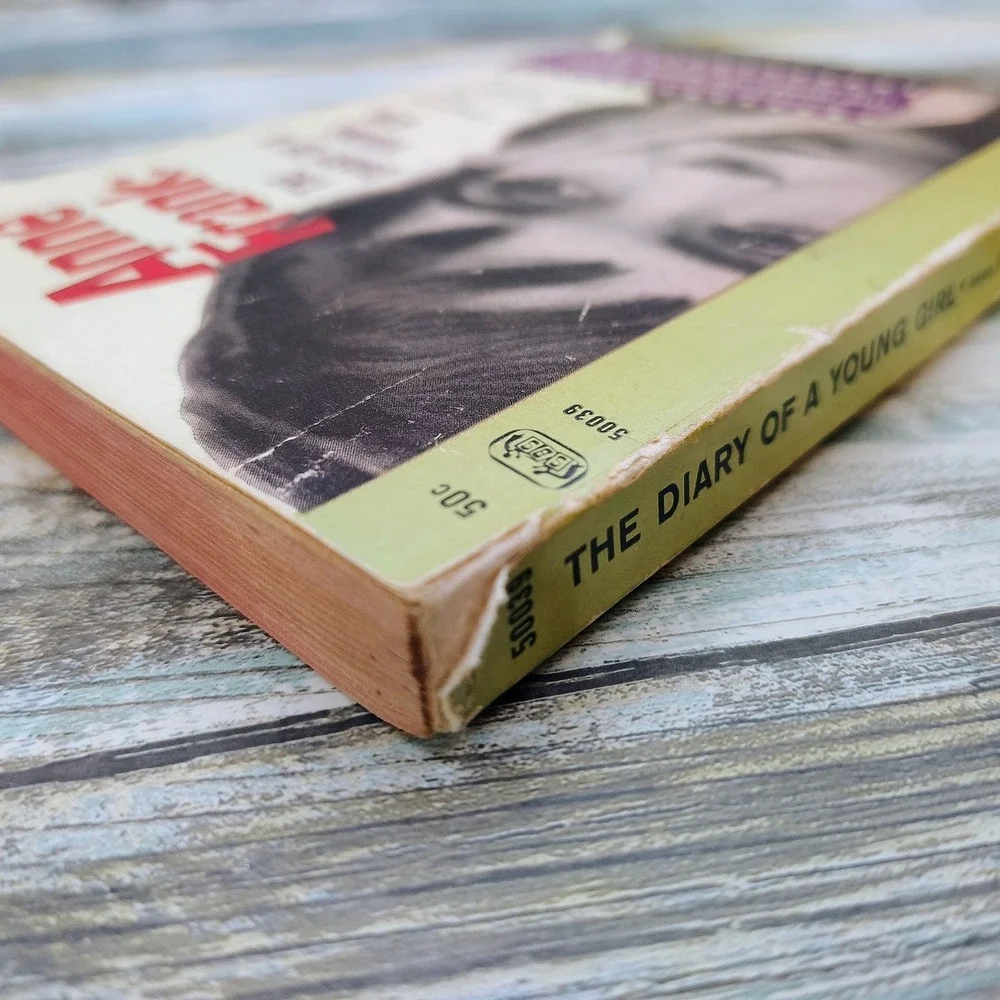 Anne Frank Diary‎ of a Young Girl Scholastic 50039 Vtg 1968 PB Movie Edition